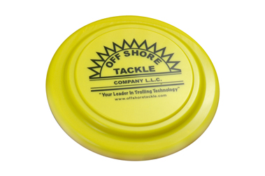Yellow Frisbee With Black Print