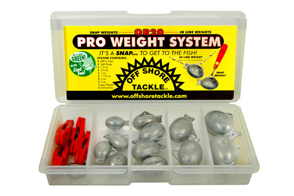 Off Shore OR20 Pro Weight System With Pro Snap Weight Clips Pro Guppy 