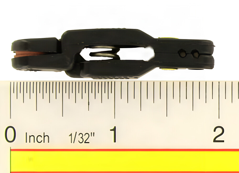 Off Shore Tackle Half Size Adjustable Medium Tension Planer Board Release, Black With Split Ring and Quick Clip - OR14
