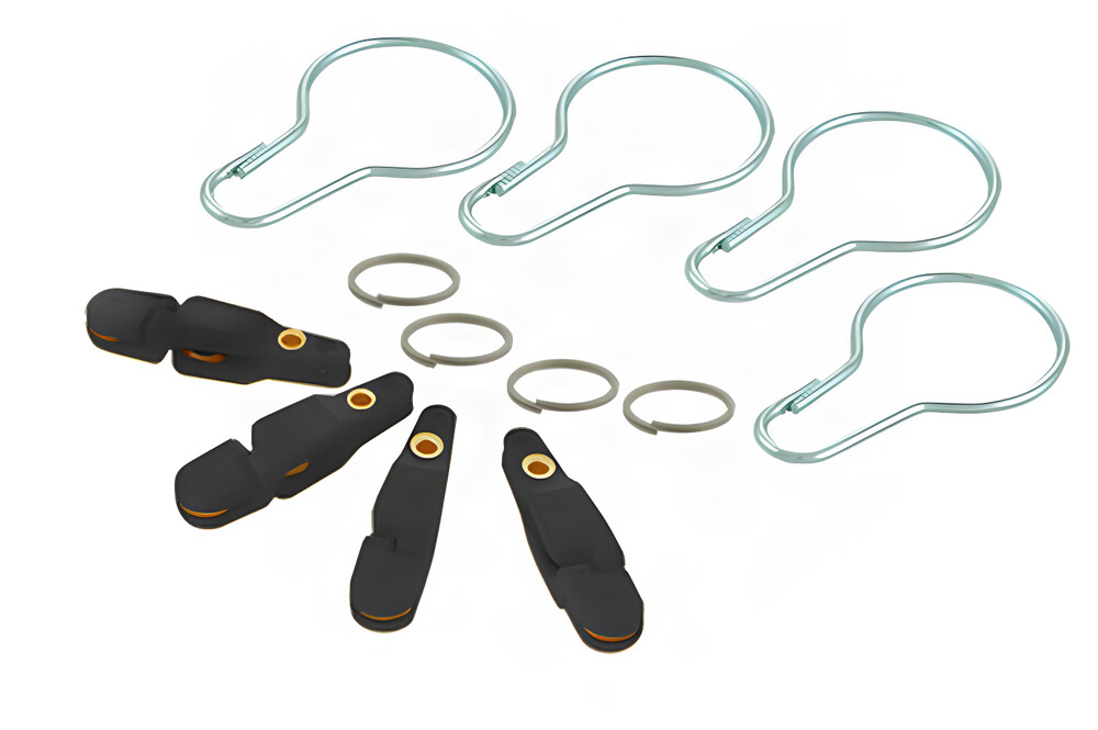 Off Shore Tackle Half Size Adjustable Medium Tension Planer Board Release, Black With Split Ring and Quick Clip - OR14
