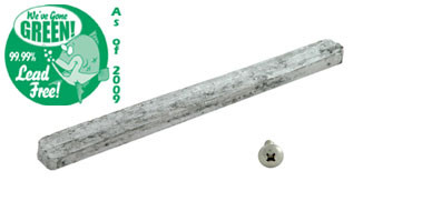 Off Shore Tackle Ballast Weight and 8 x 1/2 inch Screw - BLSTWGHT BE