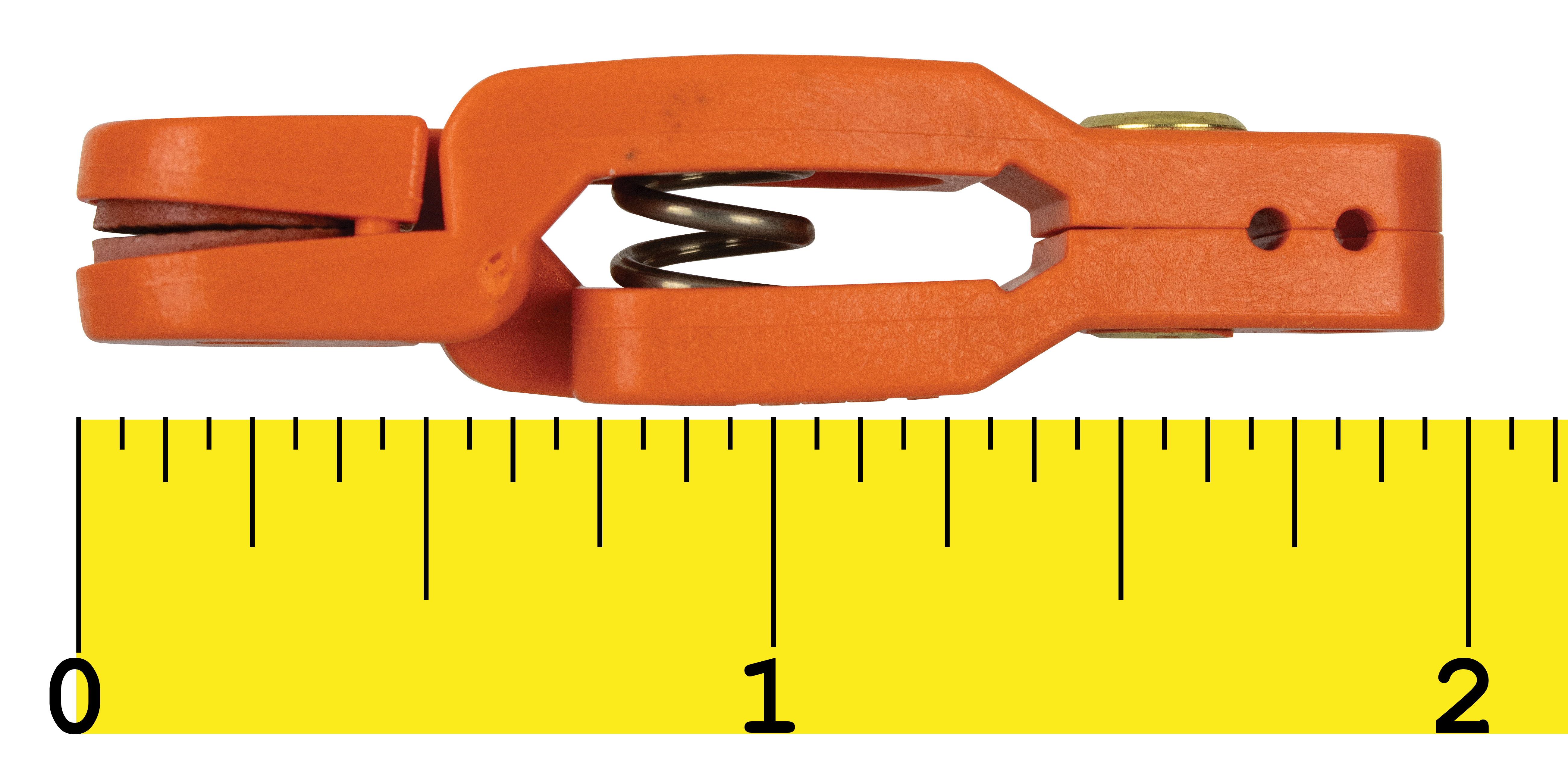 Off Shore Tackle Half Size Adjustable Heavy Tension Planer Board Release, Orange With Split Ring and Quick Clip - OR19