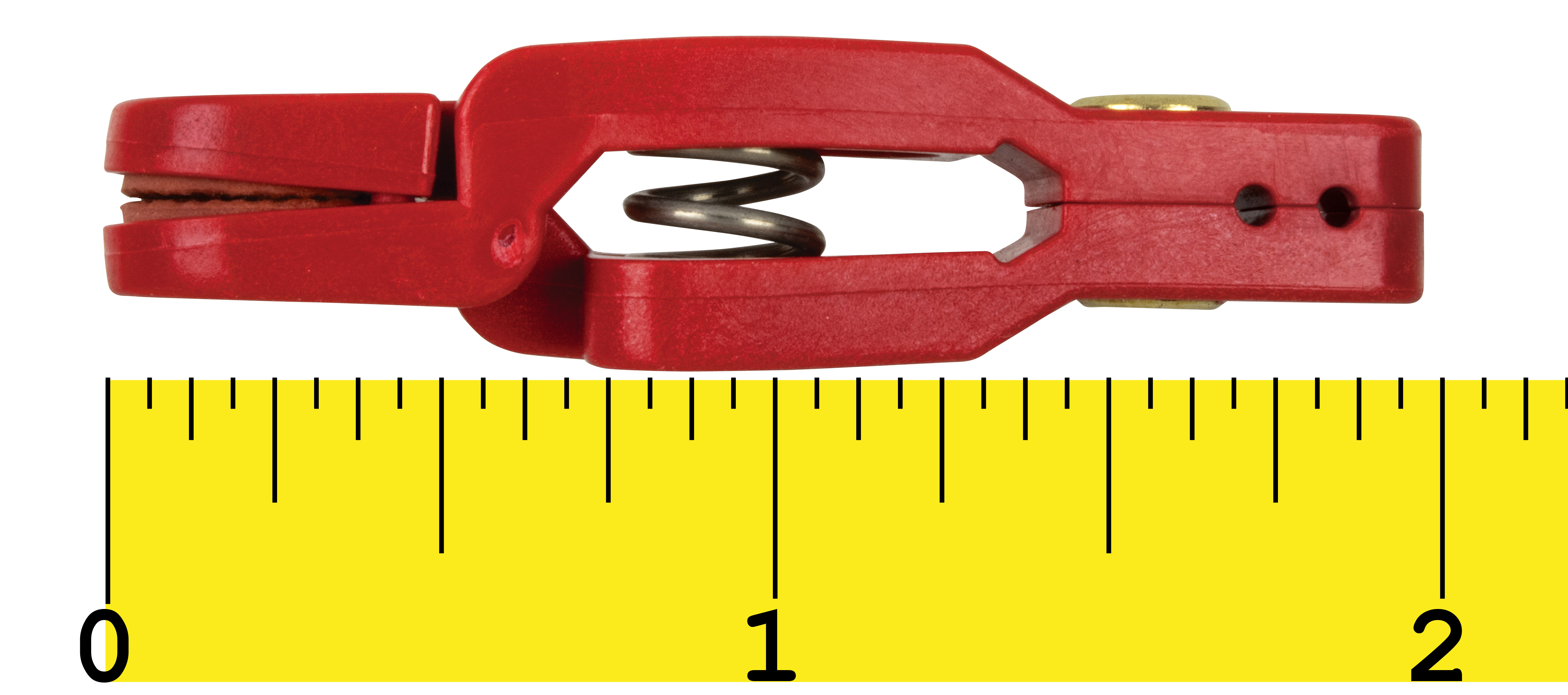 Off Shore Tackle Half Size Pro Clip, Red With Split Ring - OR16