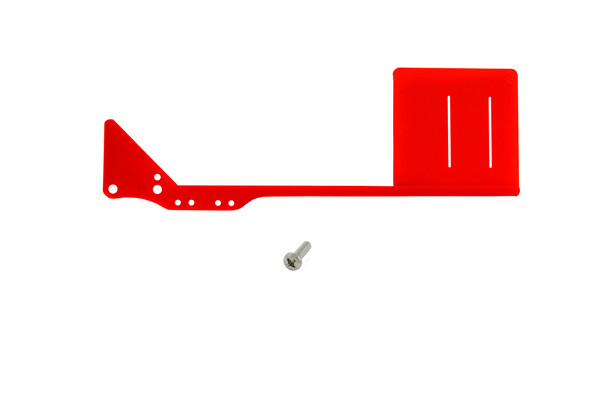 Off Shore Tackle Stationary Red Flag and 6/32 x 5/8 inch Screw - FLGSCR BE