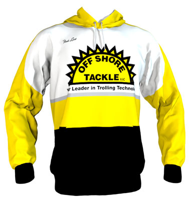 Long-Sleeve-Front-Sweat_web Yellow, black and white Off Shore Tackle hooded sweatshirt